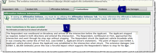Entering Respondent Contentions Entering Respondent Contentions